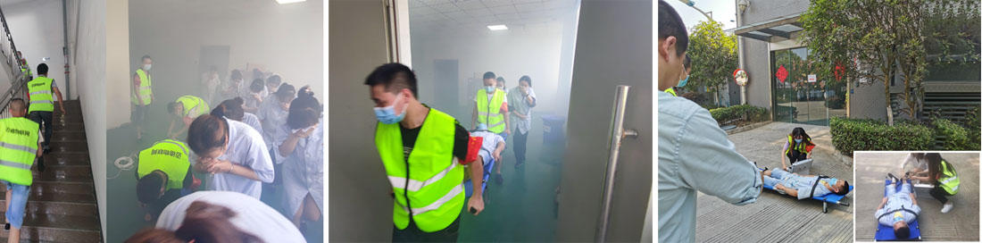 迈德物联网消防演练